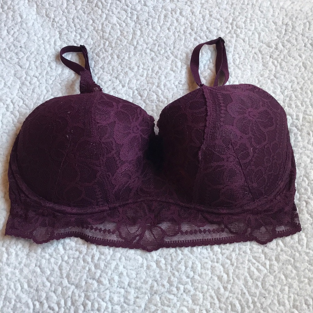 Pink VS Maroon Bra